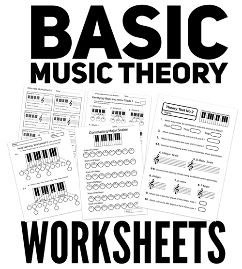 Basic Music Theory Worksheets