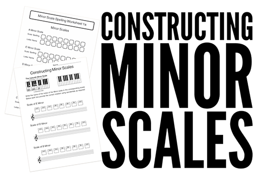 High School music theory lesson plans on minor scale construction