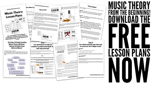 music theory lesson plans